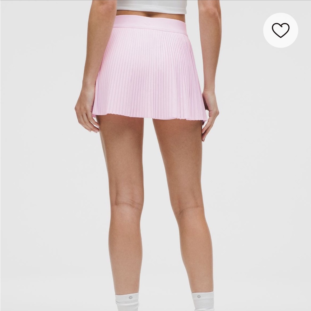 Lululemon varsity high rise Pink Pleated Mini Skirt